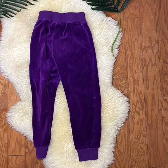 Juicy Couture Purple Joggers/ Girls Size 6 - Picture 4 of 7